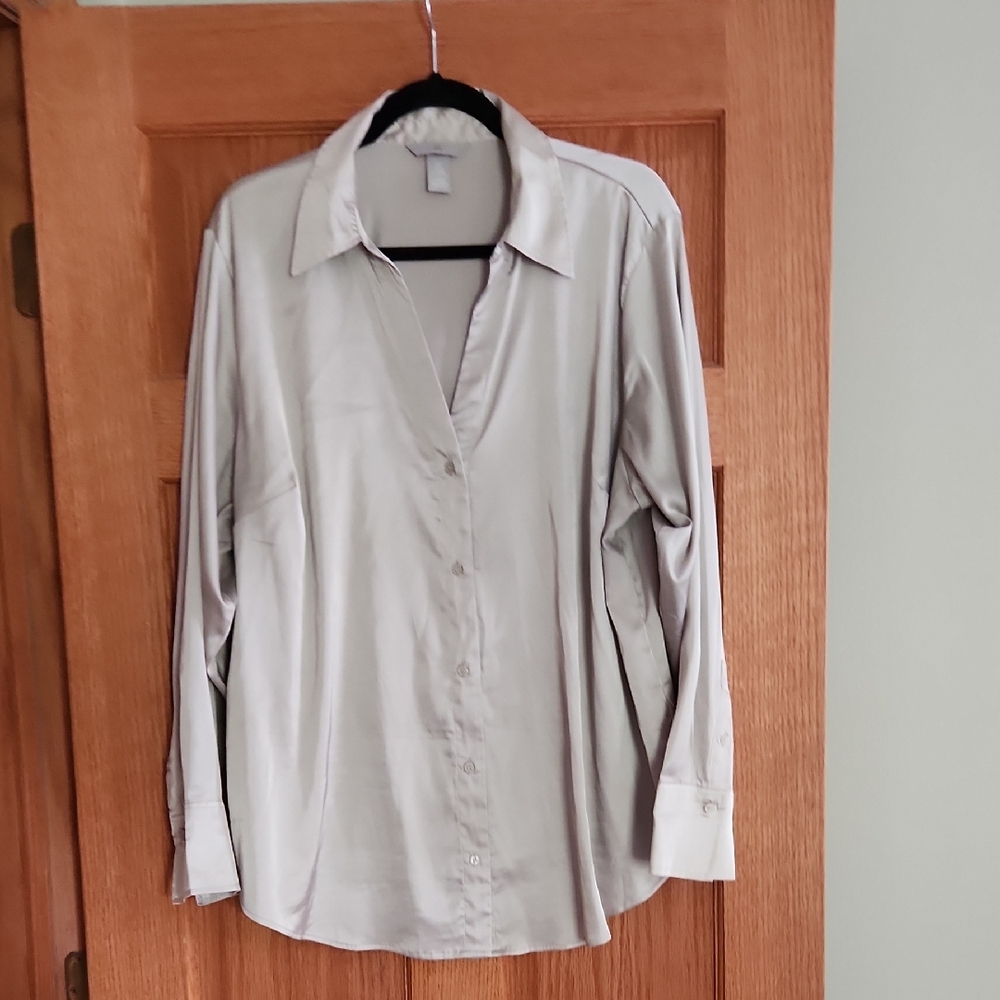 Champagne Button-Up Shirt